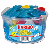 Haribo Super Schlümpfe, Fruchtgummi, 30 Stück Haribo Super Schlümpfe, Fruchtgummi, 30 Stück Bild 1