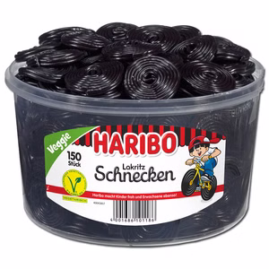 Haribo Lakritz-Schnecken, Rotella, Lakritz, 150 Stück Haribo Lakritz-Schnecken, Rotella, Lakritz, 150 Stück Bild 1