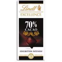 Lindt Excellence 70 % Edelbitter Intensiv 100g 20 Tafeln Lindt Excellence 70 % Edelbitter Intensiv 100g 20 Tafeln Bild 2
