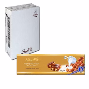 Lindt Vollmilch-Nuss-Schokolade 300g, 10 Tafeln Bild 1