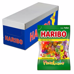 Haribo Phantasia, Fruchtgummi, 18 Beutel je 175g Haribo Phantasia, Fruchtgummi, 18 Beutel je 175g Bild 1
