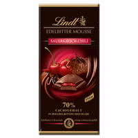 Lindt Edelbitter Mousse Kirsch-Chili 150g 13 Tafeln Lindt Edelbitter Mousse Kirsch-Chili 150g 13 Tafeln Bild 2