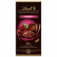 Lindt Edelbitter-Mousse Cranberry 150g 13 Tafeln Lindt Edelbitter-Mousse Cranberry 150g 13 Tafeln Bild 2