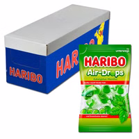 Haribo Air-Drops Eukalyptus-Menthol 12 Beutel je 100g Haribo Air-Drops Eukalyptus-Menthol 12 Beutel je 100g Bild 1