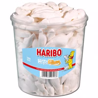 Haribo Weiße Mäuse, Schaumzucker, 150 Stück Haribo Weiße Mäuse, Schaumzucker, 150 Stück Bild 1