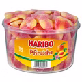 Haribo Pfirsiche, Fruchtgummi, sauer, 150 Stück Haribo Pfirsiche, Fruchtgummi, sauer, 150 Stück Bild 1