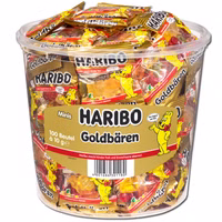 Haribo Goldbären Minibeutel, Fruchtgummi, 100 Beutel Haribo Goldbären Minibeutel, Fruchtgummi, 100 Beutel Bild 1