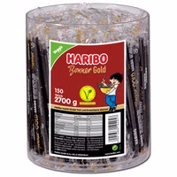 Haribo Bonner Gold Lakritz-Stangen, 150 Stück Haribo Bonner Gold Lakritz-Stangen, 150 Stück Bild 1