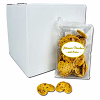 Pikante Käseöhrchen, Gebäck, 12 Packungen je 125g Pikante Käseöhrchen, Gebäck, 12 Packungen je 125g Bild 1