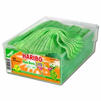 Haribo Pasta Basta Apfel, Fruchtgummi sauer, 150 Stück Haribo Pasta Basta Apfel, Fruchtgummi sauer, 150 Stück Bild 1