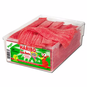 Haribo Pasta Basta Erdbeer, Fruchtgummi sauer 150 Stück Haribo Pasta Basta Erdbeer, Fruchtgummi sauer 150 Stück Bild 1