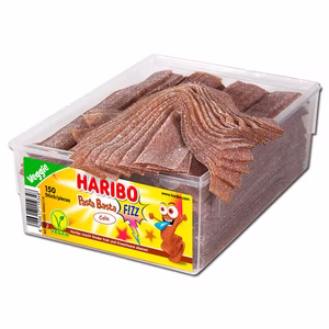 Haribo Pasta Basta Cola, Fruchtgummi sauer, 150 Stück Haribo Pasta Basta Cola, Fruchtgummi sauer, 150 Stück Bild 1