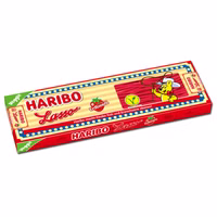 Haribo Lasso Erdbeer, Konfekt-Schlangen 65 cm, 50 Stk Haribo Lasso Erdbeer, Konfekt-Schlangen 65 cm, 50 Stk Bild 1