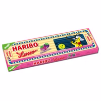 Haribo Lasso Him- u. Brombeer Konfekt-Stg 65 cm, 50 Stk Haribo Lasso Him- u. Brombeer Konfekt-Stg 65 cm, 50 Stk Bild 1