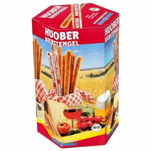 Huober Bio-Bierstengel, Knabbergebäck, 50 Stück je 15g Huober Bio-Bierstengel, Knabbergebäck, 50 Stück je 15g Bild 1