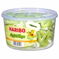 Haribo Saure Apfel-Ringe, Fruchtgummi sauer, 150 Stück Haribo Saure Apfel-Ringe, Fruchtgummi sauer, 150 Stück Bild 1