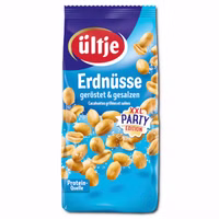 Ültje Erdnüsse, geröstet und gesalzen, 450g Beutel Ültje Erdnüsse, geröstet und gesalzen, 450g Beutel Bild 1