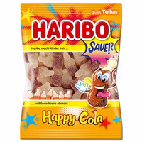 Haribo Happy Cola Sauer, Colafläschchen, 18 Beutel je 175g Haribo Happy Cola Sauer, Colafläschchen, 18 Beutel je 175g Bild 2