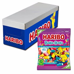 Haribo Balla Balla Fruchtgummi, Konfekt, 20 Beutel je 160g Haribo Balla Balla Fruchtgummi, Konfekt, 20 Beutel je 160g Bild 1