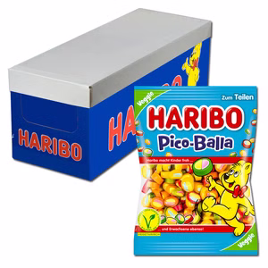 Haribo Pico-Balla, Fruchtgummi, 22 Beutel je 160g Haribo Pico-Balla, Fruchtgummi, 22 Beutel je 160g Bild 1