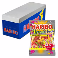 Haribo Pommes sauer, Fruchtgummi, 16 Beutel je 175g Haribo Pommes sauer, Fruchtgummi, 16 Beutel je 175g Bild 1