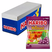 Haribo Weinland, Fruchtgummi, 20 Beutel je 175g Haribo Weinland, Fruchtgummi, 20 Beutel je 175g Bild 1