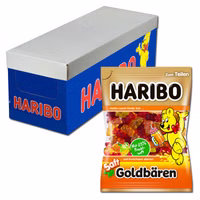 Haribo Saft-Goldbären, Fruchtgummi, 20 Beutel je 160g Haribo Saft-Goldbären, Fruchtgummi, 20 Beutel je 160g Bild 1