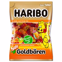 Haribo Saft-Goldbären, Fruchtgummi, 20 Beutel je 160g Haribo Saft-Goldbären, Fruchtgummi, 20 Beutel je 160g Bild 2