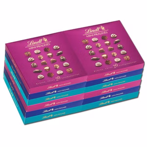 Lindt Mini Pralinen Mischung 12 Packungen je 100g Bild 1
