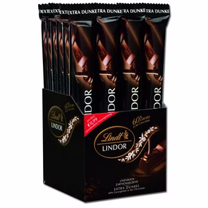 Lindt Lindor Dark 60% Stick 38g Schokolade 24 Stück Lindt Lindor Dark 60% Stick 38g Schokolade 24 Stück Bild 1