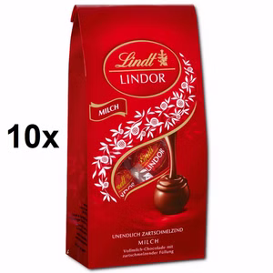 Lindt Lindor Kugeln Milch, Praline, 10 Beutel je 100g Lindt Lindor Kugeln Milch, Praline, 10 Beutel je 100g Bild 1