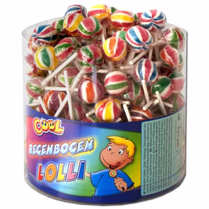 Regenbogen-Lutscher, Lolli, 150 Stück Bild 1