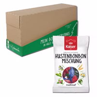 Kaiser Husten-Bonbon Mischung, Halsbonbons, 18 Beutel je 100g Kaiser Husten-Bonbon Mischung, Halsbonbons, 18 Beutel je 100g Bild 1