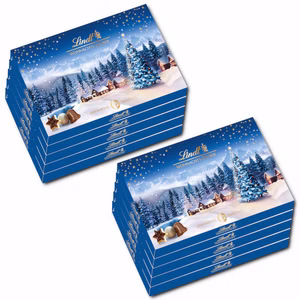 Lindt Weihnachts-Zauber Pralinen 10 Packungen je 130g Lindt Weihnachts-Zauber Pralinen 10 Packungen je 130g Bild 1