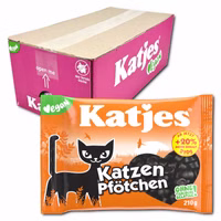 Katjes Katzen Pfötchen, Lakritz, 20 Beutel je 210g Katjes Katzen Pfötchen, Lakritz, 20 Beutel je 210g Bild 1