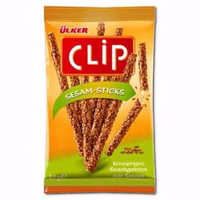Ülker Clip Sesam Sticks, Snackgebäck, 32 Beutel je 50g Ülker Clip Sesam Sticks, Snackgebäck, 32 Beutel je 50g Bild 2