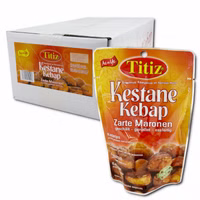 Titiz Kestane Kebap Zarte Maronen geröstet 30 Beutel je 125g Titiz Kestane Kebap Zarte Maronen geröstet 30 Beutel je 125g Bild 1