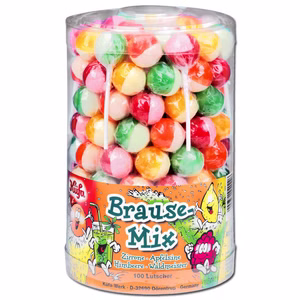 Küfa Brause Mix Lutscher, Lolly, 100 Stück Küfa Brause Mix Lutscher, Lolly, 100 Stück Bild 1