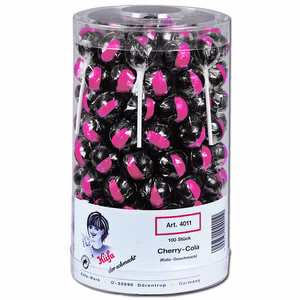 Küfa Cherry-Cola Lutscher, Lolly, 100 Stück Küfa Cherry-Cola Lutscher, Lolly, 100 Stück Bild 1