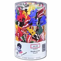Küfa Kreisel, Rund-Lutscher Frucht, Lolly, 100 Stück Küfa Kreisel, Rund-Lutscher Frucht, Lolly, 100 Stück Bild 1