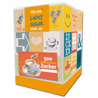 Hellma Lucky Sugar Paper Art, 500 Mini Zucker-Pyramiden Hellma Lucky Sugar Paper Art, 500 Mini Zucker-Pyramiden Bild 1
