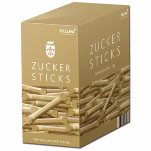 Hellma Zucker Sticks Goldline, 750 Stück Hellma Zucker Sticks Goldline, 750 Stück Bild 1
