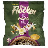 Hellma Feine Flocken Bio Früchte Müsli 40 Beutel je 45g Hellma Feine Flocken Bio Früchte Müsli 40 Beutel je 45g Bild 2