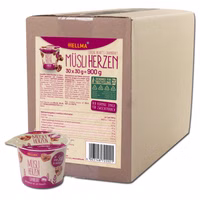 Hellma Müsli-Herzen Cranberry 30 Becher je 30g Hellma Müsli-Herzen Cranberry 30 Becher je 30g Bild 1