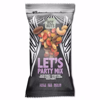 NoyNuts Lets Party Mix, Nussmischung, 12 Beutel je 45g NoyNuts Lets Party Mix, Nussmischung, 12 Beutel je 45g Bild 3