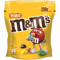 M&Ms Peanut, Erdnuss, Schokolade, 250g Beutel M&Ms Peanut, Erdnuss, Schokolade, 250g Beutel Bild 1