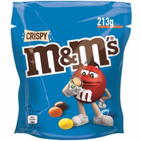 M&Ms Crispy, Schokolade, 213g Beutel M&Ms Crispy, Schokolade, 213g Beutel Bild 1