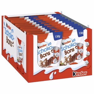 Ferrero Kinder Schoko-Bons, Schokoladenbonbon, 22 Beutel je 130g Ferrero Kinder Schoko-Bons, Schokoladenbonbon, 22 Beutel je 130g Bild 1