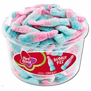 Red Band Bubble Fizz sauer, Fruchtgummi, 100 Stk Red Band Bubble Fizz sauer, Fruchtgummi, 100 Stk Bild 1