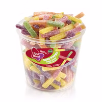 Red Band Pommes super sauer, Fruchtgummi, 100 Stück Red Band Pommes super sauer, Fruchtgummi, 100 Stück Bild 1